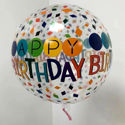 1db 22 hüvelykes 4D Földfólia léggömb Föld Napja Világtérkép léggömbök Green Day Air Ball Születésnapi parti dekoráció Gyerek ballon dekoráció