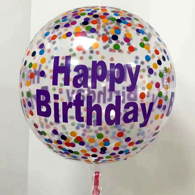 1db 22 hüvelykes 4D Földfólia léggömb Föld Napja Világtérkép léggömbök Green Day Air Ball Születésnapi parti dekoráció Gyerek ballon dekoráció