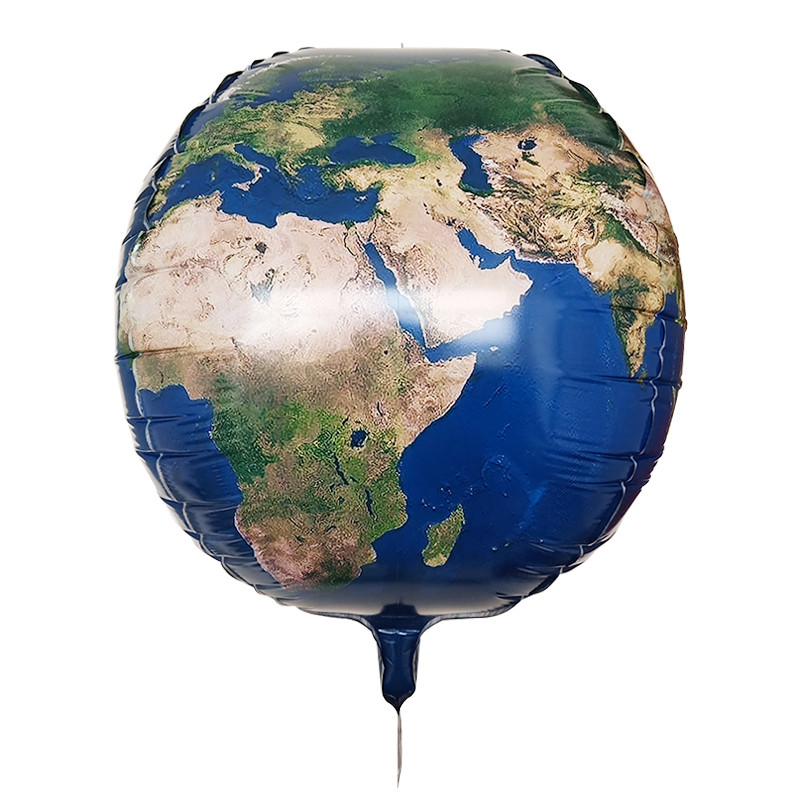 1db 22 hüvelykes 4D Földfólia léggömb Föld Napja Világtérkép léggömbök Green Day Air Ball Születésnapi parti dekoráció Gyerek ballon dekoráció