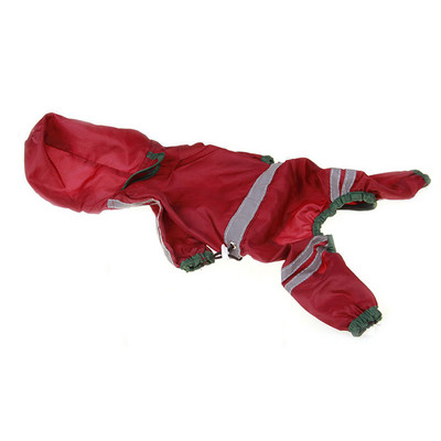 Atspindintis naminių šunų lietpaltis Vienspalvis naminių gyvūnėlių reikmenys Vandeniui atsparus lietpaltis Vieno sluoksnio šuniuko lietpaltis Universalus karštas išpardavimas