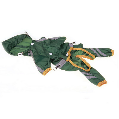 Atspindintis naminių šunų lietpaltis Vienspalvis naminių gyvūnėlių reikmenys Vandeniui atsparus lietpaltis Vieno sluoksnio šuniuko lietpaltis Universalus karštas išpardavimas