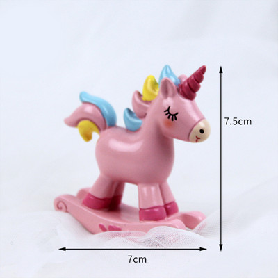 Vienaragio tortas Topper raibow Britanijos vakarėlio reikmenys Vienaragio britų dienos torto dekoras 1-oji mergaitė berniukui vaikams Gimtadienio vakarėlis Vienaragio dovanos