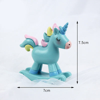 Vienaragio tortas Topper raibow Britanijos vakarėlio reikmenys Vienaragio britų dienos torto dekoras 1-oji mergaitė berniukui vaikams Gimtadienio vakarėlis Vienaragio dovanos