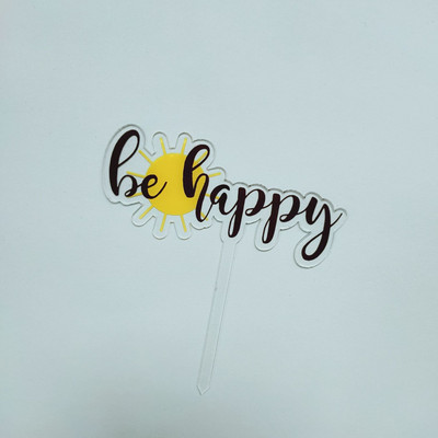 Aranyos kis méhecskés akril boldog születésnapi tortafeltöltő állati témájú születésnapi tortafeltét gyerekeknek születésnapi buli tortadíszek