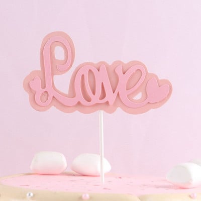 Set de decorațiuni pentru cupcake de nuntă, cu inimă de dragoste, îndrăgostiți de dulci, pentru aniversare, decorațiuni pentru tort pentru petrecerea de nuntă, ziua îndrăgostiților