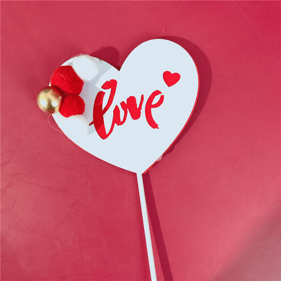 Set de decorațiuni pentru cupcake de nuntă, cu inimă de dragoste, îndrăgostiți de dulci, pentru aniversare, decorațiuni pentru tort pentru petrecerea de nuntă, ziua îndrăgostiților