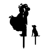 4 spalvų akriliniai nuotakos jaunikio torto vėliavos tvarsčiai ponas ir ponia su augintiniu vestuvių metinių vakarėliui torto dekoras Karštas išpardavimas