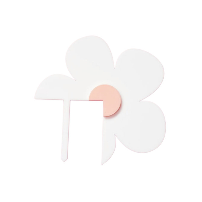 Boldog születésnapot tortalapos sütődísz Gyerekeknek ajándék Százszorszép virág Cupcake Plug-in desszert kellékek