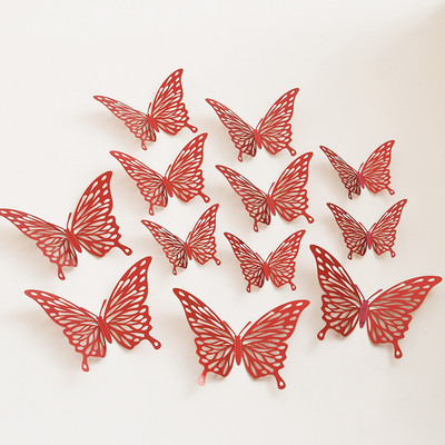 12 DB torta dekoráció Pearl Butterfly tortafeltétek Boldog születésnapot Garland Balloon Gyerek lányok Butterfli Cupcake Decor Babyshower