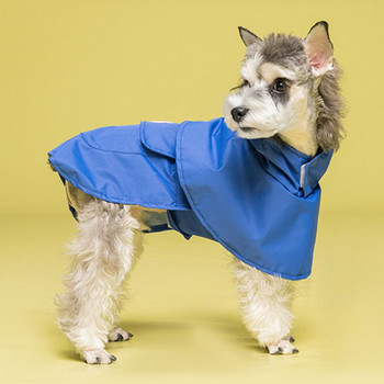 Αδιάβροχο μπουφάν σκύλου ανθεκτικό αδιάβροχο σκύλου Πλήρης προστασία από ύφασμα αδιάβροχο μανδύα για εξωτερικούς χώρους