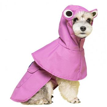 Αδιάβροχο μπουφάν σκύλου ανθεκτικό αδιάβροχο σκύλου Πλήρης προστασία από ύφασμα αδιάβροχο μανδύα για εξωτερικούς χώρους