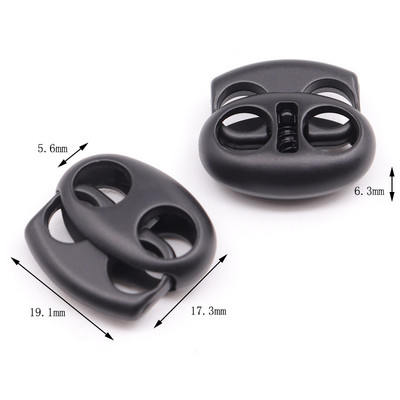 10 db/szett fém dugó barkács ruházati varrás fekete zsinórzár rugós csat sportruházathoz sapka húzózsinór csat malac orr gomb