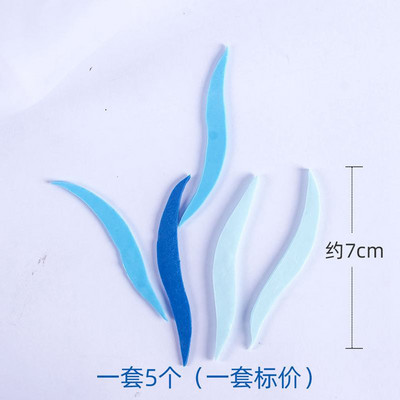 Under The Sea Animal Cake Topper Whale Crab Shark Fish Decor Διακόσμηση κέικ γοργόνας Διακόσμηση 1ου γενεθλίων Μπομπονιέρες ντους για μωρά