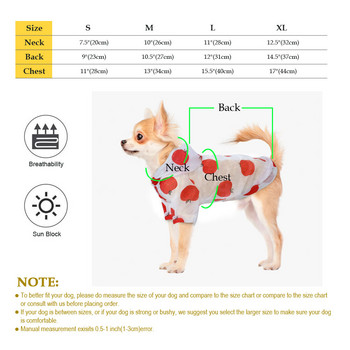 Hoodie Αντιηλιακό Ρούχα Καλοκαιρινή Αντιηλιακή Προστασία Hoodie Small Dog Ρούχα Print Poncho για μικρά μεσαία κατοικίδια Puppy Cat