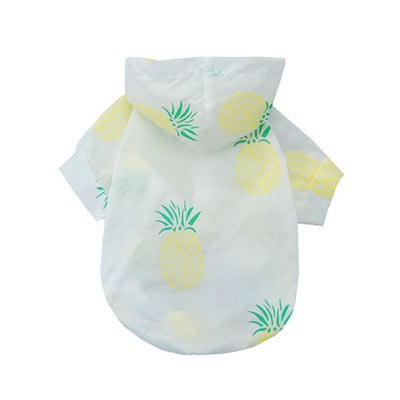 Megztinis nuo saulės Apsauga nuo saulės Vasarinė apsauga nuo saulės Megztinis Maži šunys Drabužiai Spausdinti Pončas Mažiems Vidutiniams naminiams gyvūnėliams Šuniukas Katė