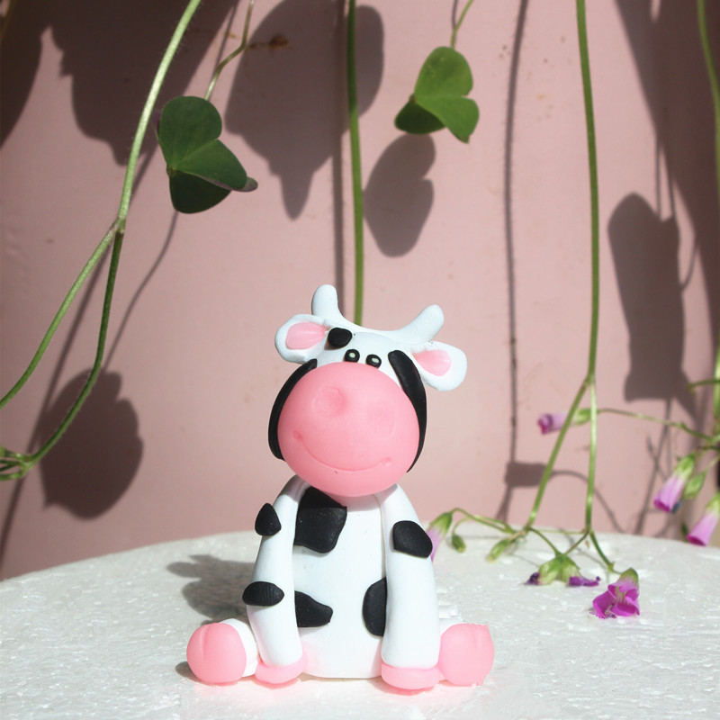 Decoratune pentru tort cu animale de fermă, pui roz, porc, cal, vacă, pentru aniversare, pentru cupcake, pentru baby shower, hambar, consumabile tematice pentru petreceri