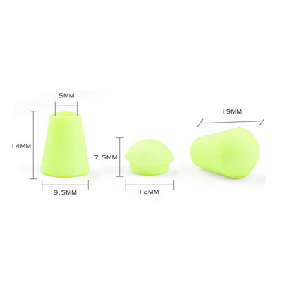 10 vnt. plastikinių spalvingų laido galų varpelio kamštis su dangčio užraktu, jungiklio spaustuku Drabužiai batų raištelių krepšys sportinės aprangos virvės dalys