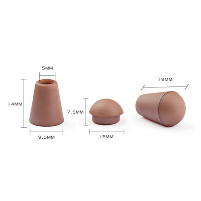 10 vnt. plastikinių spalvingų laido galų varpelio kamštis su dangčio užraktu, jungiklio spaustuku Drabužiai batų raištelių krepšys sportinės aprangos virvės dalys