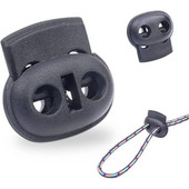 12 gab. Plastmasas auklas slēdzenes, atsperes sviras aizbāznis, dubultā atvere aukliņai, apģērba šņorēm Paracord āra kempinga mugursoma