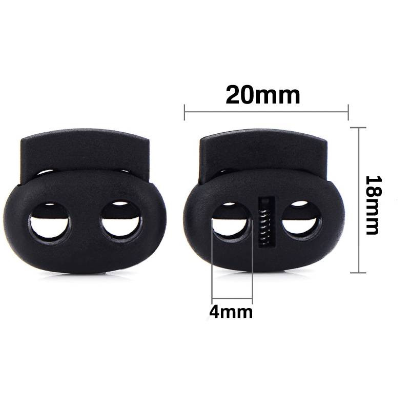 12 gab. Plastmasas auklas slēdzenes, atsperes sviras aizbāznis, dubultā atvere aukliņai, apģērba šņorēm Paracord āra kempinga mugursoma