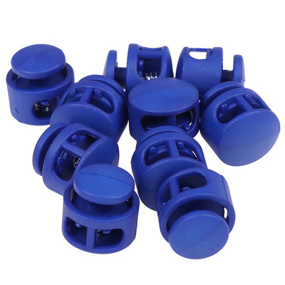 10 vnt. plastikinis „Paracord“ laido užrakto gnybtas, 2 skylių perjungimo spaustukas, kamštis batų raišteliai laido sagtys Krepšelio dalys Priedai 16,5 x 16,5 mm