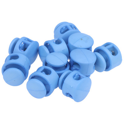 10 vnt. plastikinis „Paracord“ laido užrakto gnybtas, 2 skylių perjungimo spaustukas, kamštis batų raišteliai laido sagtys Krepšelio dalys Priedai 16,5 x 16,5 mm