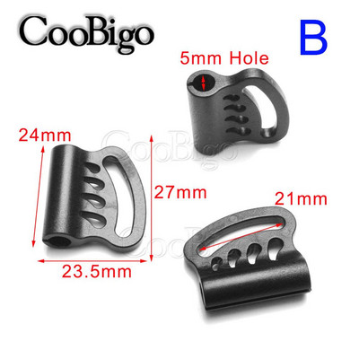 10db műanyag zsinór zárvégek ütköző csúszó kötél bilincs billenő bilincs hátizsák hevederhez Paracord ruházat barkács kiegészítők