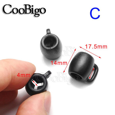 10db műanyag zsinór zárvégek ütköző csúszó kötél bilincs billenő bilincs hátizsák hevederhez Paracord ruházat barkács kiegészítők