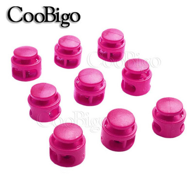 12 gab. Plastmasas atsperes auklas slēdzenes gala sviras aizbāznis Sprādzes apavu auklas skava Apģērbi Mugursomas Paracord savilkšanas auklu piederumi