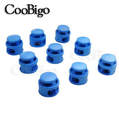 12 gab. Plastmasas atsperes auklas slēdzenes gala sviras aizbāznis Sprādzes apavu auklas skava Apģērbi Mugursomas Paracord savilkšanas auklu piederumi