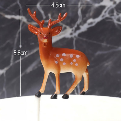 Toppers pentru tort de Crăciun Moș Crăciun Pom de Crăciun Om de zăpadă Decor pentru tort Coroană de frunze Decoruri pentru cupcake Acasă Rechizite pentru petrecere de Anul Nou