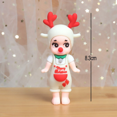 Toppers pentru tort de Crăciun Moș Crăciun Pom de Crăciun Om de zăpadă Decor pentru tort Coroană de frunze Decoruri pentru cupcake Acasă Rechizite pentru petrecere de Anul Nou