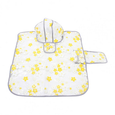 Koera vihmamantel Uuenduslik ja hoolsa töötlusega Lemmikloomade vihmamantel selge lilleprintiga koera vihmajope kutsikatele