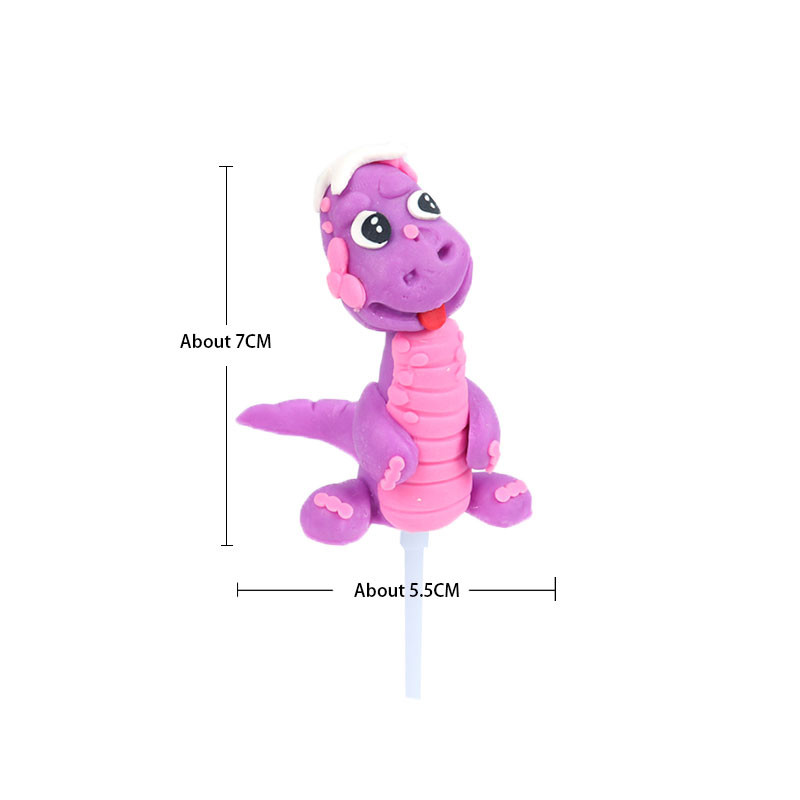 Dinozaur Cake Topper Dino Tema Junglă Safari Petrecere de aniversare Copii băieți Baby Shower Decoratiuni pentru petrecere de aniversare Rechizite Decor pentru tort