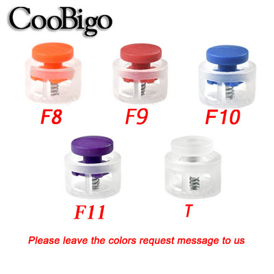 50 tk plastikust juhe lukk oakork vedru lülitusklambrid pingutusnöör klambrid kingapael Pael riided seljakoti tarvikud värvilised