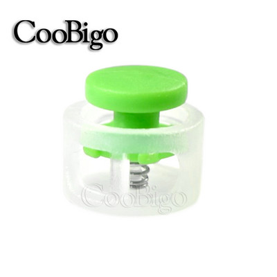 50 tk plastikust juhe lukk oakork vedru lülitusklambrid pingutusnöör klambrid kingapael Pael riided seljakoti tarvikud värvilised