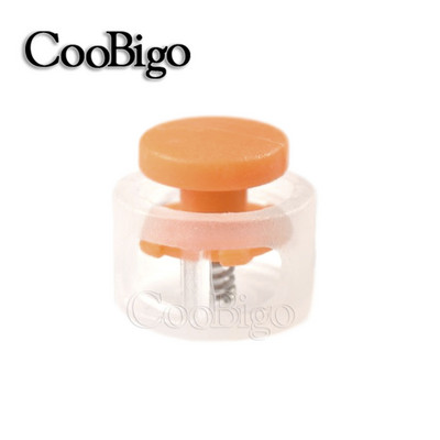 50 tk plastikust juhe lukk oakork vedru lülitusklambrid pingutusnöör klambrid kingapael Pael riided seljakoti tarvikud värvilised