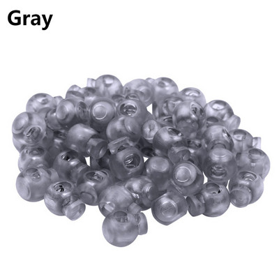 10db golyós zsinór zár dugóvégek billenőkapocs cipőfűzőhöz hátizsák táska húzózsinór részei színes átlátszó tiszta fagy