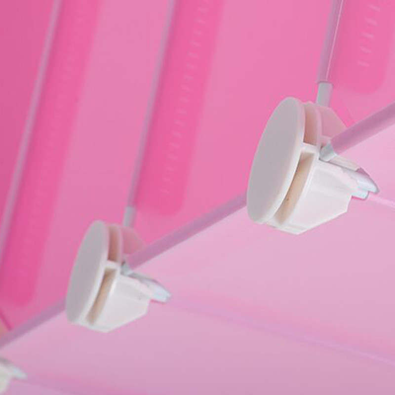 Plastikust ruudukujulised pistikud moodulkapi ja traatvõre ruudukujulise riiuli jaoks, 8 tk