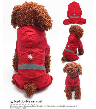 1tk Talvised lemmikloomariided koerariided kaisukoera vihmamantel Peegeldav lume- ja tuulekindel Väikese ja keskmise lemmiklooma kassi riided
