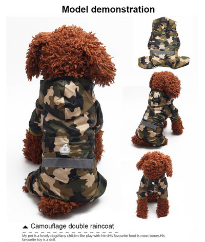 1tk Talvised lemmikloomariided koerariided kaisukoera vihmamantel Peegeldav lume- ja tuulekindel Väikese ja keskmise lemmiklooma kassi riided