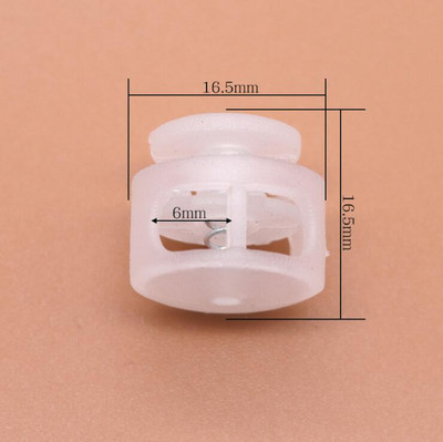 10db Zsinórzár dugó kerek golyós billenő bilincs rugós stop műanyag színes Paracord cipőfűző kötél barkácstartozékokhoz