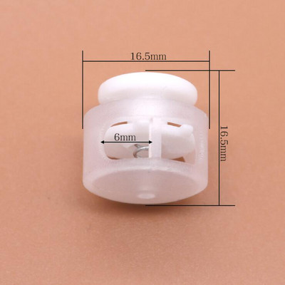 10db Zsinórzár dugó kerek golyós billenő bilincs rugós stop műanyag színes Paracord cipőfűző kötél barkácstartozékokhoz