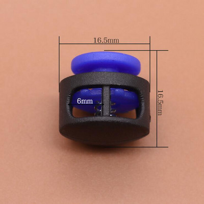 10db Zsinórzár dugó kerek golyós billenő bilincs rugós stop műanyag színes Paracord cipőfűző kötél barkácstartozékokhoz