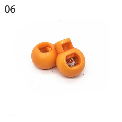 Pachet de 20 buc. Capetele de blocare a cordonului cu bile colorate Oprire Clipă rotundă Opritor Pânză Îmbrăcăminte sport Cizme DIY șiret pentru geantă Accesorii pentru dantelă