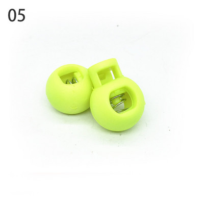 Pachet de 20 buc. Capetele de blocare a cordonului cu bile colorate Oprire Clipă rotundă Opritor Pânză Îmbrăcăminte sport Cizme DIY șiret pentru geantă Accesorii pentru dantelă