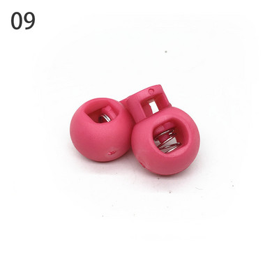 Pachet de 20 buc. Capetele de blocare a cordonului cu bile colorate Oprire Clipă rotundă Opritor Pânză Îmbrăcăminte sport Cizme DIY șiret pentru geantă Accesorii pentru dantelă