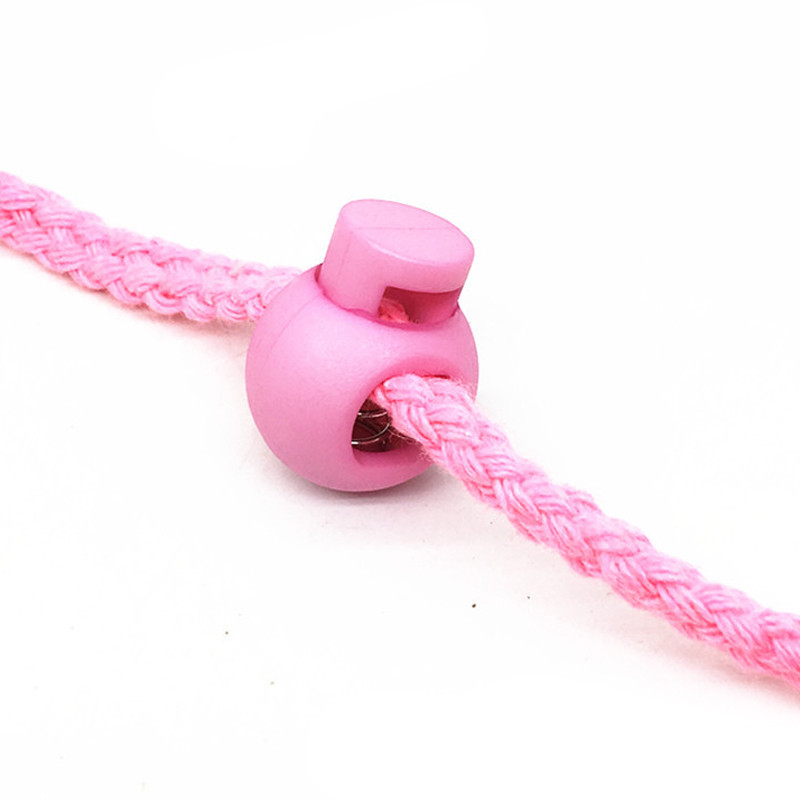 Pachet de 20 buc. Capetele de blocare a cordonului cu bile colorate Oprire Clipă rotundă Opritor Pânză Îmbrăcăminte sport Cizme DIY șiret pentru geantă Accesorii pentru dantelă