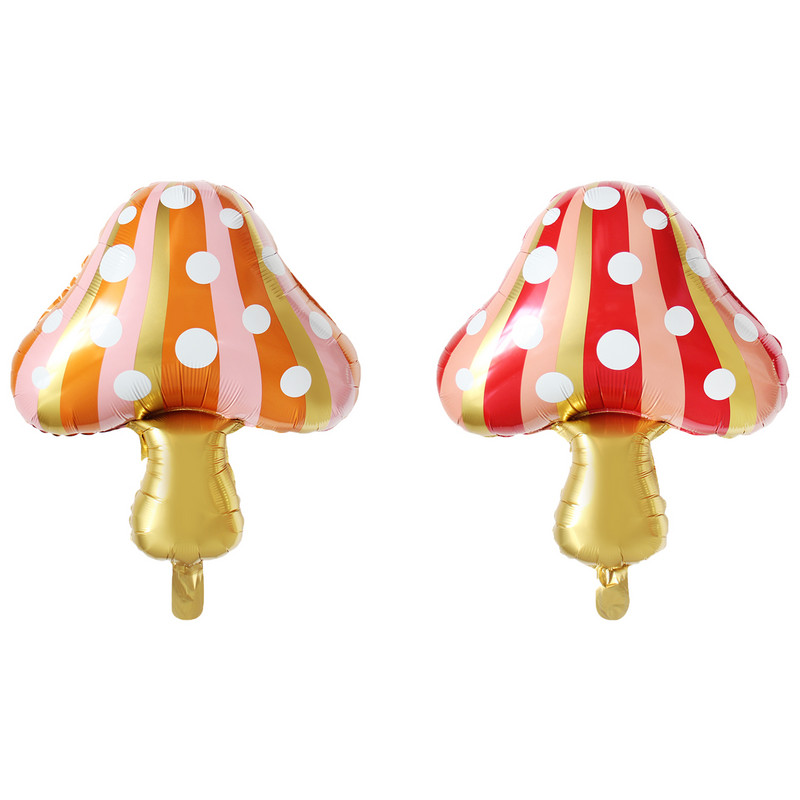 10db Piros arany színes gombás lufi gyerekeknek varázsgombás játék léggömb születésnapi tematikus buli dekoráció baba zuhany gyerekeknek játékok