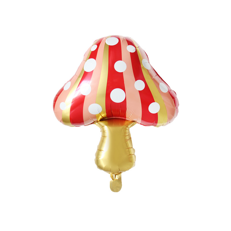 10db Piros arany színes gombás lufi gyerekeknek varázsgombás játék léggömb születésnapi tematikus buli dekoráció baba zuhany gyerekeknek játékok